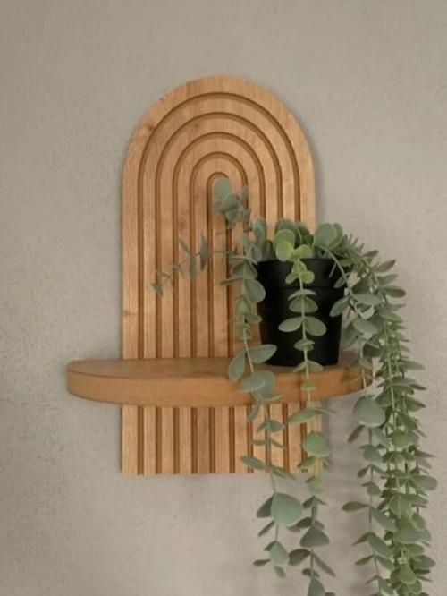 Dekoratif Duvar Rafı