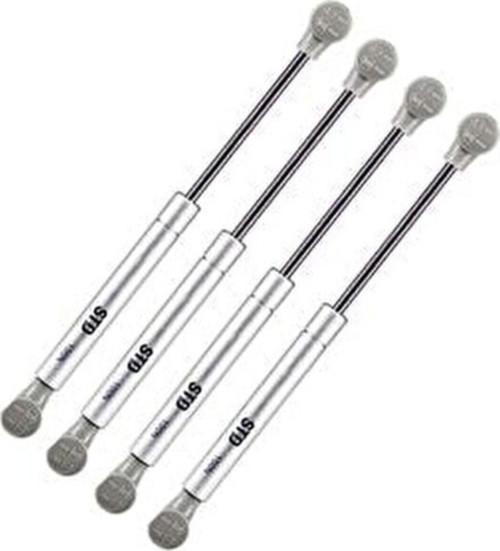 4 Adet Dolap Amortisörü Gazlı Piston Kapak Hidroliği 27 Cm 100N