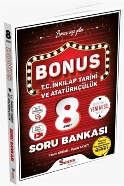 Seans Yayınları 8. Sınıf T.C. İnkılap Tarihi ve Atatürkçülük Bonus Soru Bankası