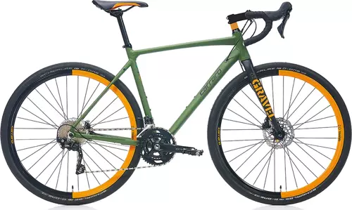 Gravel G2 28 jant 52 Kadro (Mat Haki, Siyah, Turuncu) Yol & Yarış Bisikleti