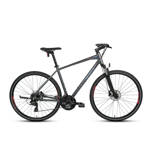 Sportive 223 28 jant 46 Kadro (Antrasit Kırmızı Açık Mavi) Şehir & Tur Bisikleti