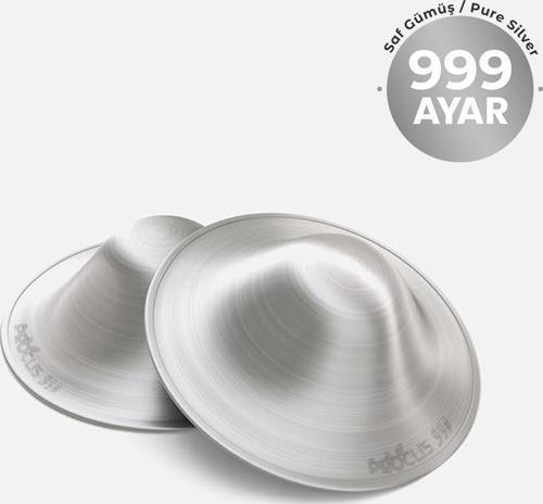 Koruyucu Gümüş Göğüs Ucu Kapakları Large