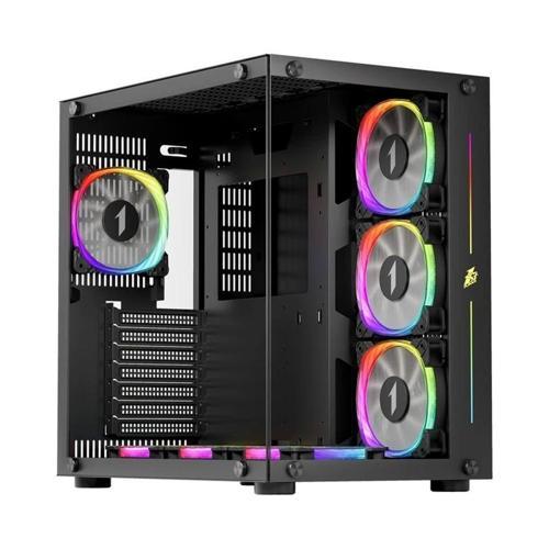 Sp8 Siyah 750w 80+ Sılver Atx 3.1 Argb 7x12cm Fan Temperli Cam Usb 3.0 Atx Kasa