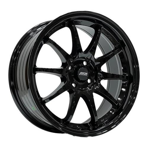 7 X 15 BCH-5028 4X100 ET30 73.1 BLACK