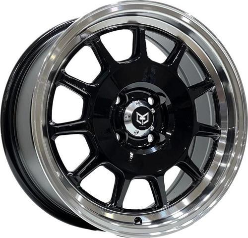 7 X 16 TORK-9319 4X100 ET35 73.1 BLACK+LIP MACHINED