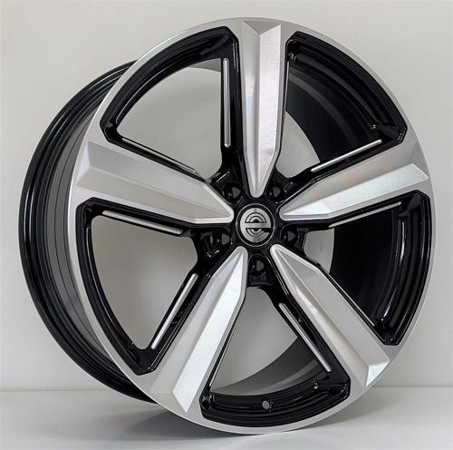 18X8J 5X112 ET35 66,45 DEEP BLACK SİLVER DİAMOND BABAYAGA