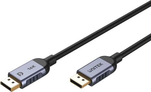 Unıtek Dısplay Port 2.1 %100 Bakır 2mt 16k&60hz (c1626gy01-2m)