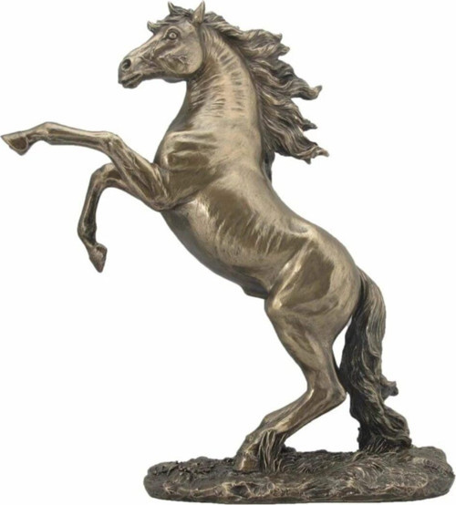 Veronese Şahlanan At Figürü Bronz Renk 32Cm