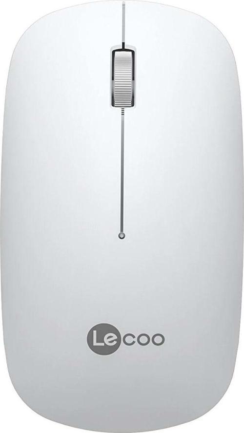 Lecoo Ws214 Nano Alıcılı Kablosuz 12000Dpi Beyaz 3 Tuş Mouse