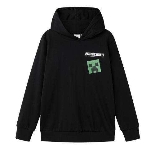 I13238540-BLACK Name It Nkmjacot Mınecraft Nreg Swe Wh Unb Bfu &Ccedil;ocuk Sweatshirt Lacivert
