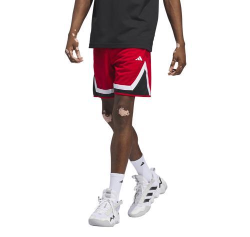 IY2122-E adidas Pro Block Short Erkek Basketbol Şortu Kırmızı