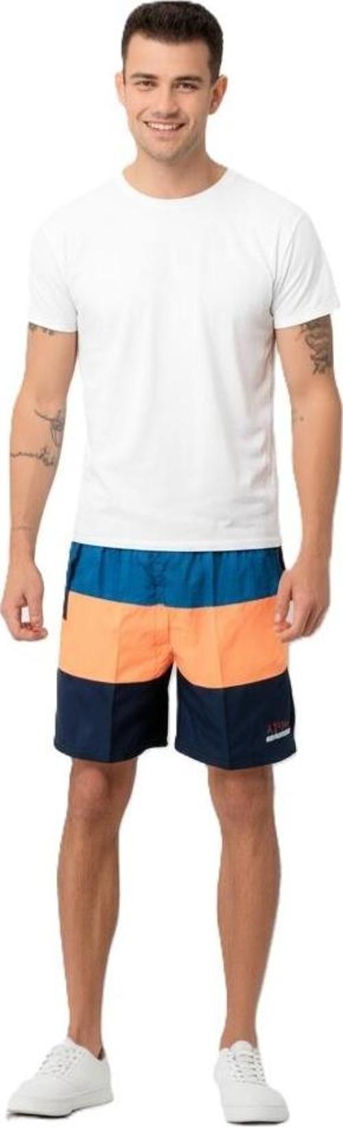 Erkek Deniz Şortu Beli Lastikli ve Bağcıklı Cepli File Astarlı Su Tutmayan OPEDS26STNMOD32