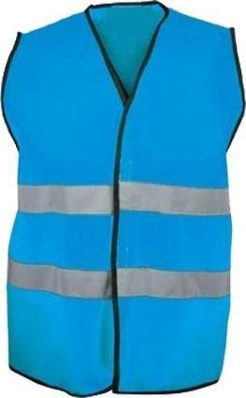 Bestguard İşçi Tipi Reflektörlü Mavi İkaz Yeleği