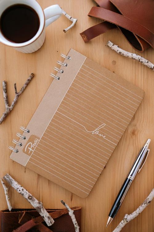 Love Kraft Çizgili Defter