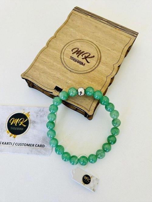 GERÇEK AVENTURİN TAŞI BİLEKLİK