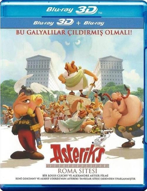 Asteriks Roma Sitesi 3D - Asterix & Obelix: Mansion Of The Gods 3D ( Türkçe Dublaj ) ( Ambalajında - Sıfır ) 3D Blu-Ray Disc