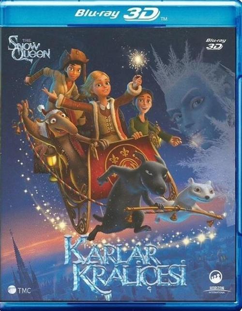 Karlar Kraliçesi 3D - The Snow Queen 3D ( Türkçe Dublaj ) ( Ambalajında - Sıfır ) 3D Blu-Ray Disc