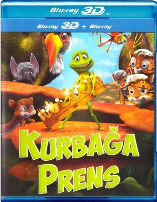 Kurbağa Prens 3D - Ribbit 3D ( Türkçe Dublaj ) ( Ambalajında - Sıfır ) 3D Blu-Ray Disc