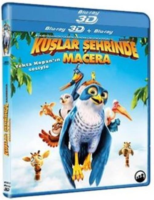 Kuşlar Şehrinde Macera 3D - Zambezia 3D ( Türkçe Dublaj ) ( Ambalajında - Sıfır ) 3D Blu-Ray Disc