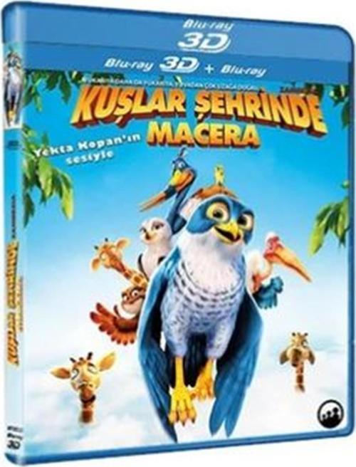 Kuşlar Şehrinde Macera 3D - Zambezia 3D ( Türkçe Dublaj ) ( Ambalajında - Sıfır ) 3D Blu-Ray Disc