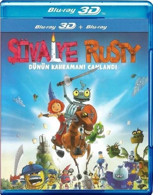 Şövalye Rusty 3D - Knight Rusty 3D ( Türkçe Dublaj ) ( Ambalajında - Sıfır ) 3D Blu-Ray Disc