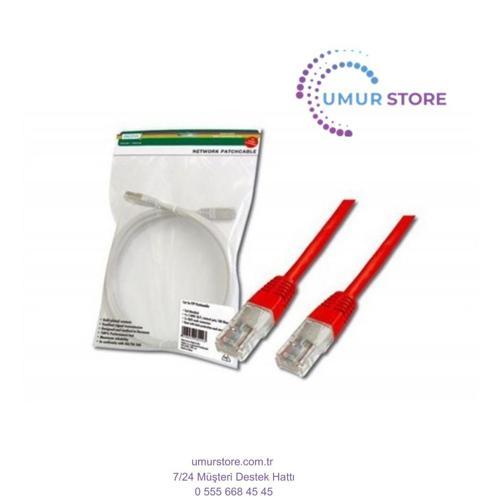 0,5 Metre Cat5 Utp Patch Cord Kırmızı Rj-45