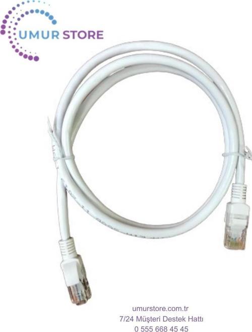 Cat6 Utp Patch Cord Kablo 5 Adet 1m Beyaz