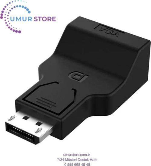 Display Port To VGA Çevirici, Dp To Vga, Display To VGA Görüntü Aktarıcı Çevirici, Dönüştürücü