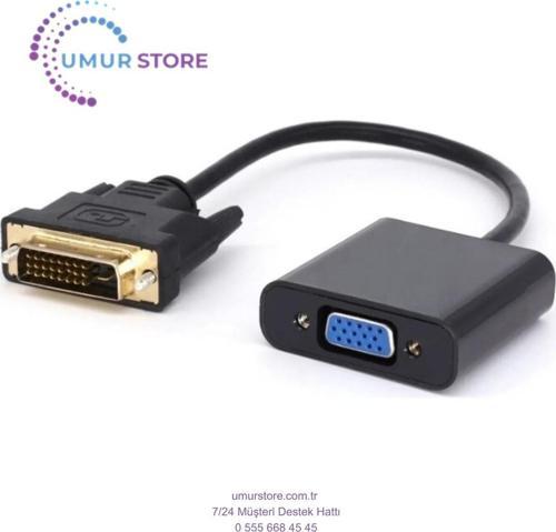 DVI To VGA 24+1 Dvi-D Dijital - VGA Dönüştürücü DVI In - VGA Out