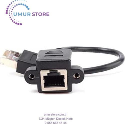 RJ45 Cat5 Cat6 Dişi Erkek Çevirici Koruyucu Adaptör