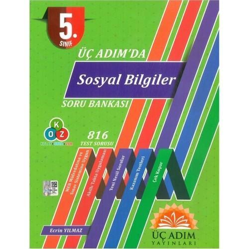 Üç Adım Yayınları 5. Sınıf Üç Adımda Sosyal Bilgiler Soru Bankası