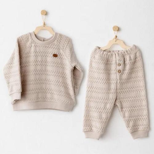 Andywawa 2'li Bebek Takım AC26134 Bej