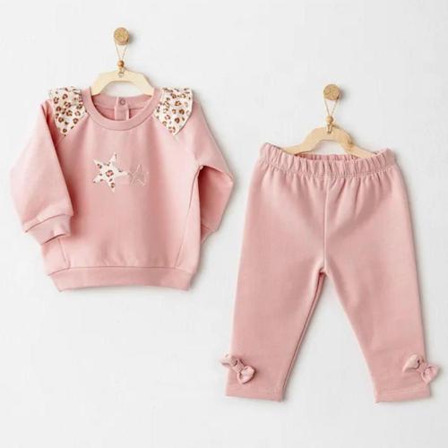 Andywawa 2'li Bebek Takım AC26235 Pembe
