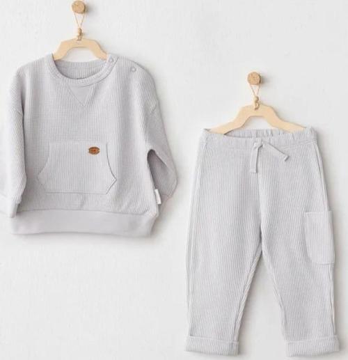 Andywawa 2'li Bebek Takım AC26014 Gri