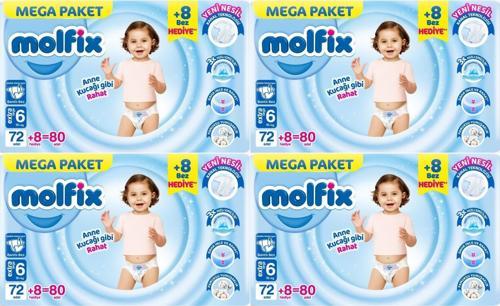 Bebek Bezi Beden:6 (15+KG) Extra Large 320 Adet Mega Avantaj Fırsat Pk