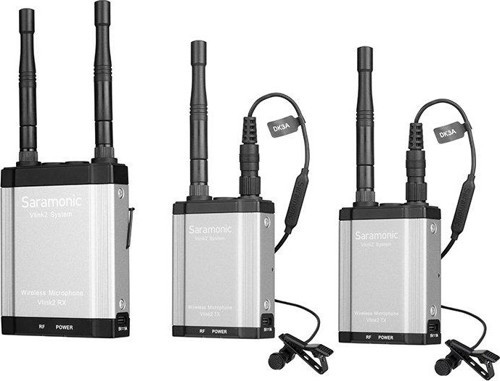 Vlink2 Kit2 (TX+TX+RX) 2.4 GHz Kablosuz Mikrofon Sistemi