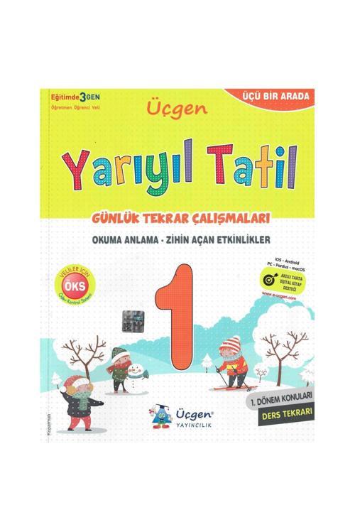Üçgen Yayınları 1. Sınıf Yarıyıl Tatil Günlük Tekrar Çalışmaları 