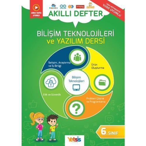 Yetsis Yayınları 6. Sınıf Bilişim Teknolojileri Ve Yazılım Dersi Akıllı Defter