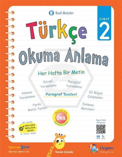 Üçgen Yayınları 2. Sınıf Türçe Okuma Anlama 