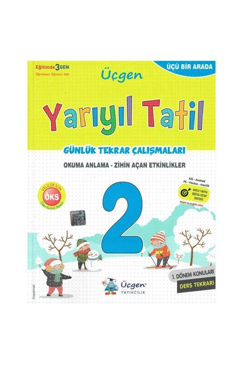 Üçgen Yayınları 2. Sınıf Yarıyıl Tatil Günlük Tekrar Çalışmaları 