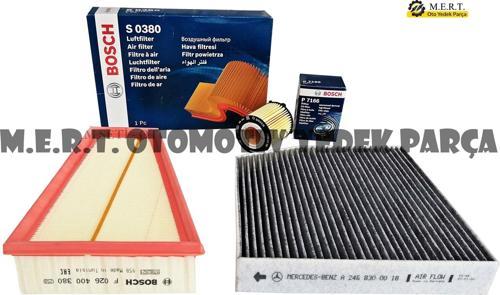 X156 Mercedes Gla 200 Bosch Filtre Bakım Seti 2014-2019