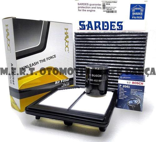 Honda Cr-V 2.0 Benzinli Filtre Bakım Seti (2007-2013) R20