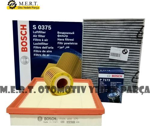 Bmw 1.18I F20 Benzinli Filtre Bakım Seti (2011-2015) Bosch