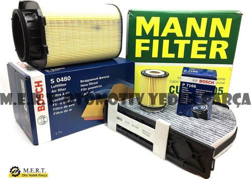 Mercedes W212 E250 Benzinli Filtre Bakım Seti (2013-2016) (483536163)