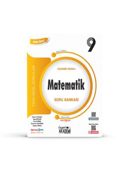 Üçgen Yayınları 9. Sınıf Matematik Konunun Özü Soru Bankası