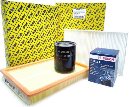 Fiat Albea 1.6 Benzinli Filtre Bakım Seti Hava-Yağ-Polen Orjinal