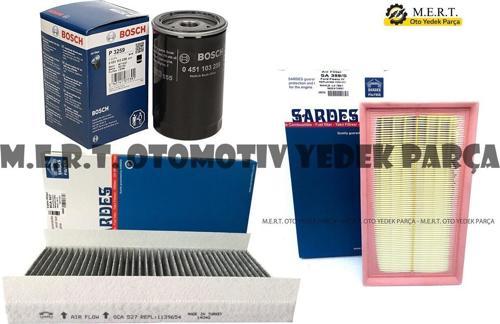 Ford Focus 1 - 1.6 16V Filtre Bakım Seti (1999-2004)