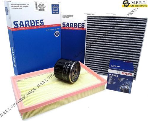 Seat Ibiza 1.4 16V Filtre Bakım Seti (2002-2009) (485909546)