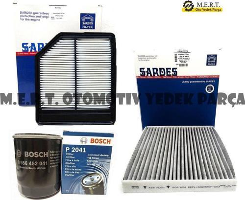 Honda Civic 1.6 Fd6 Filtre Bakım Seti (2007-2012)