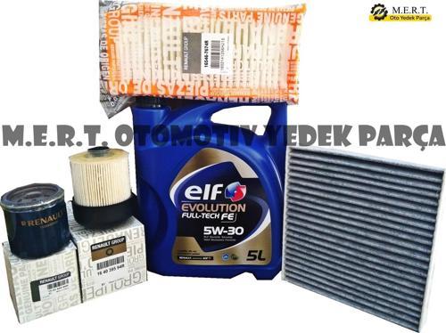 Dacia Sandero 1.5 Dci Yağ Bakım Filtre Seti (2013-2020)